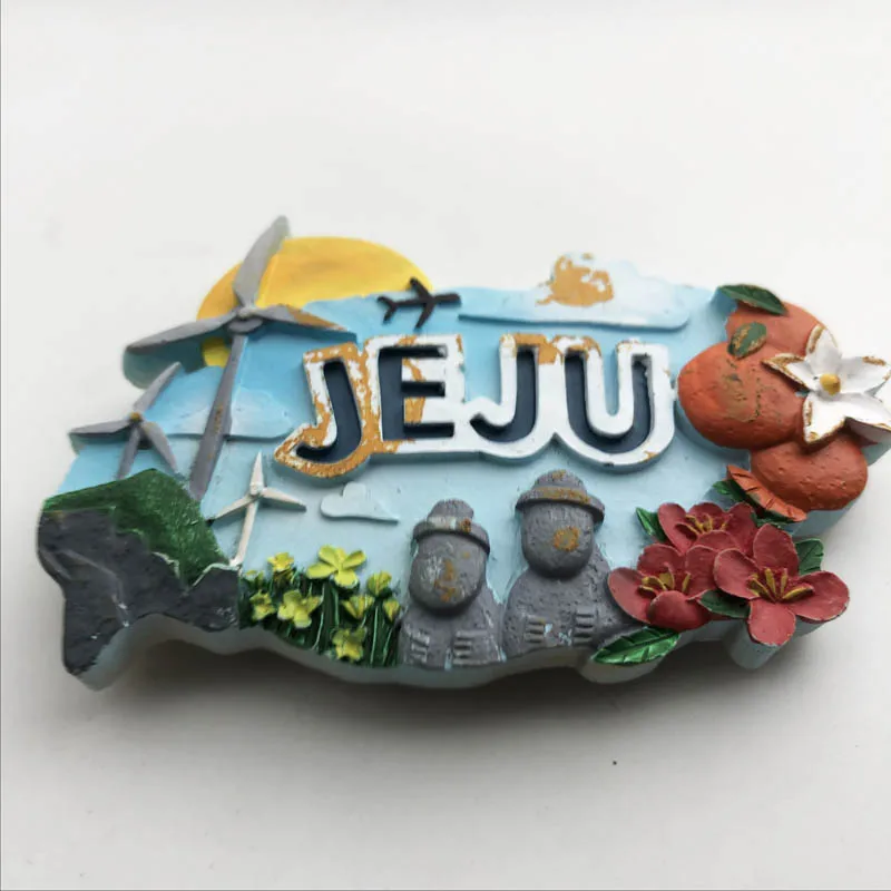 

Jeju Island, South Korea - Creative Tourism Souvenirs and Decorative Artifacts - Message Board - Magnetic Refrigerator