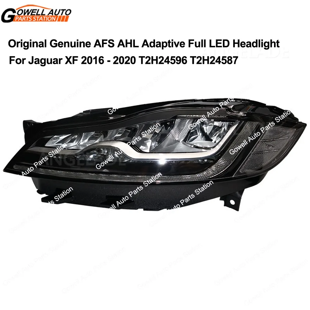 Car Headlamp Left Right Original Genuine AFS AHL Adaptive Full LED Headlight for Jaguar XF 2016-2020 T2H24596 T2H24587