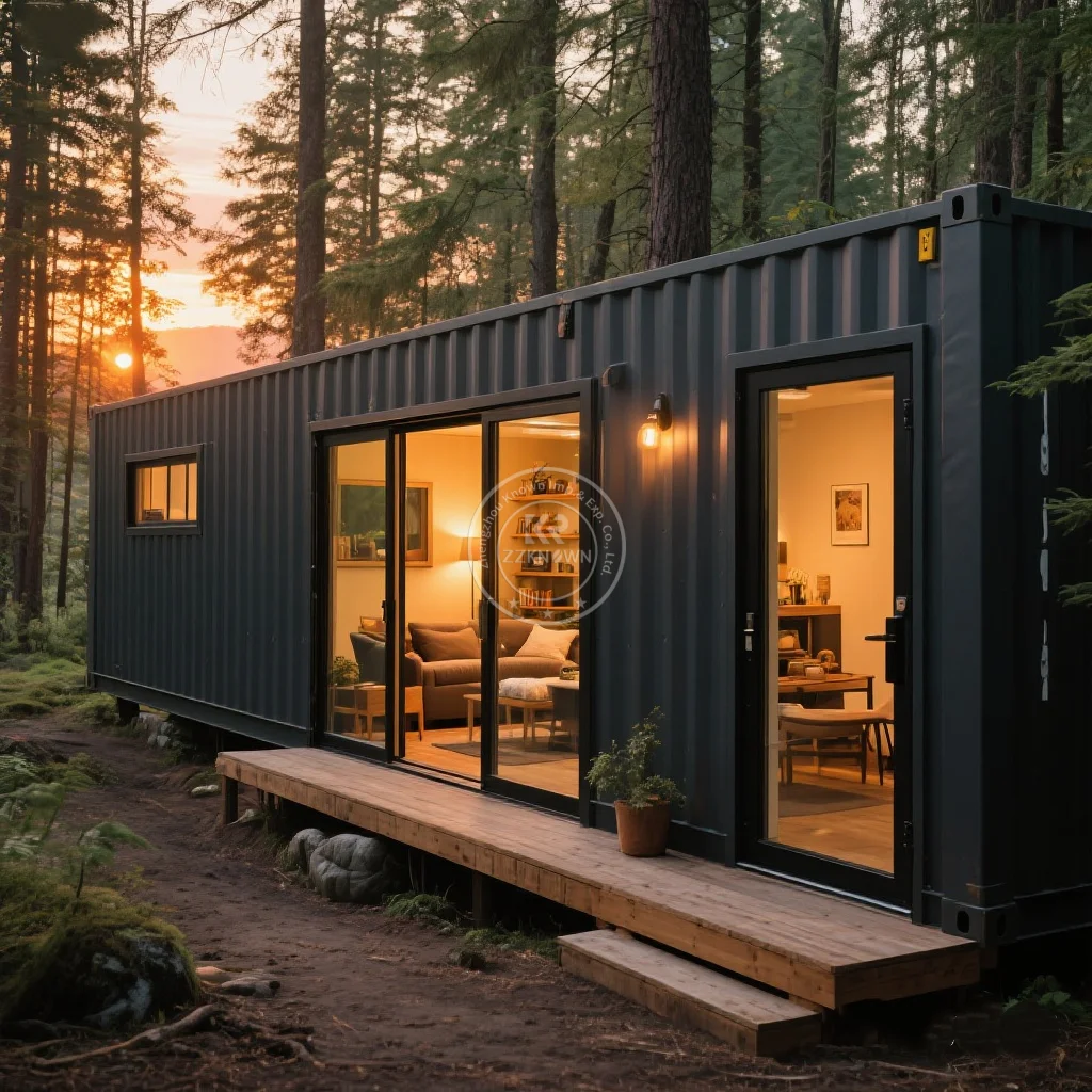 

Portable Expandable Container House for Family Leisure with 2-3 Bedrooms, Parent-Child Homestay Venue, 40ft 20ft Tiny House.