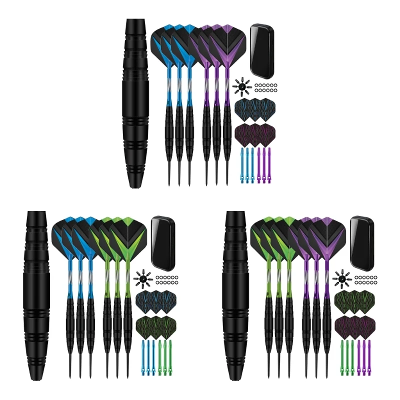 

1 Set Steel Darts Needle Set Professional Metal Tipped Darts Set for Indoor Needle Throwing Game Durable Dropship