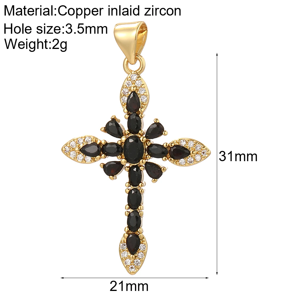 10 Stück süße Engel Kreuz Charms für Schmuckherstellung Schlüsselschloss Diy Frau Halskette Ohrringe Armband hochwertige Großhandel Charme – Detail 5
