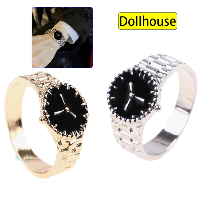 1:4/1:6 High Fashion Dollhouse Mini Model Decorated Hand Office BJD Large Miniature Simulation Watch Doll Accessories Toys