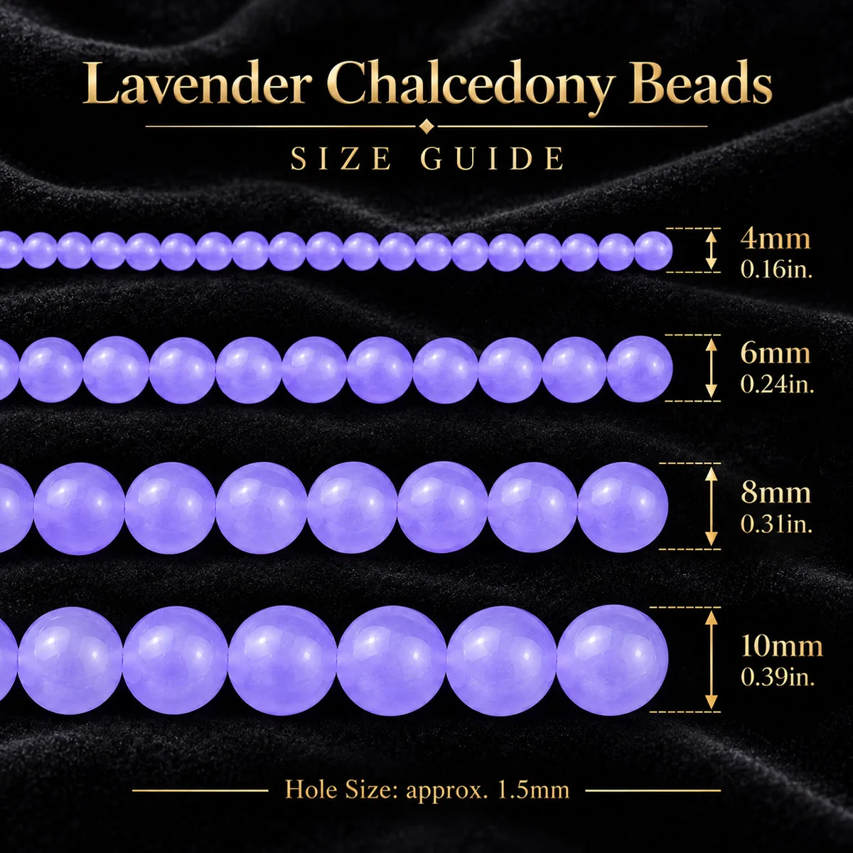 18-45Pcs 4-10mm Medium Purple Chalcedony Natural Stone Loose Beads for Jewelry Making Bracelet Necklace Keychain DIY Accessories