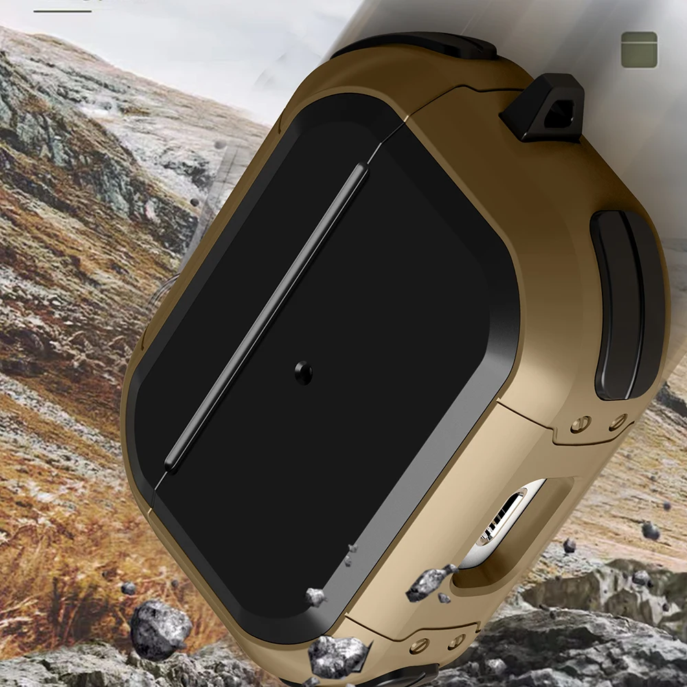 غطاء Pro 2 لأجهزة Airpods pro حافظة من البولي يوريثان الحراري لهاتف Apple AirPods 3 2 1 ملحقات حافظة سماعات لاسلكية بتصميم سلسلة مفاتيح