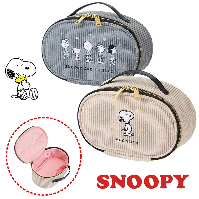 Snoopy Makeup Bag Portable Women Cartoon Cosmetics articoli da toeletta borsa da viaggio borsa da viaggio Fashion Large Capacity Girls Cute Organizer