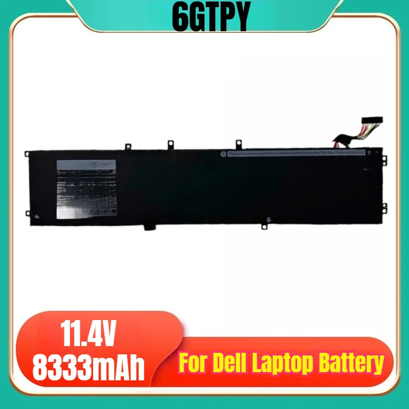 

11.4V 8333mAh 6GTPY Laptop Battery for Dell XPS 5540 5520 5530 5510 15 9560 9570 9550
