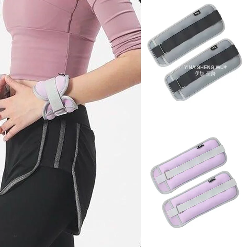 2pcs Hand Wrist Leg Arm Ankle Weights Exercise Equipment with Adjustable Straps for Walking Fitness Gym Yoga Pilates Aerobics