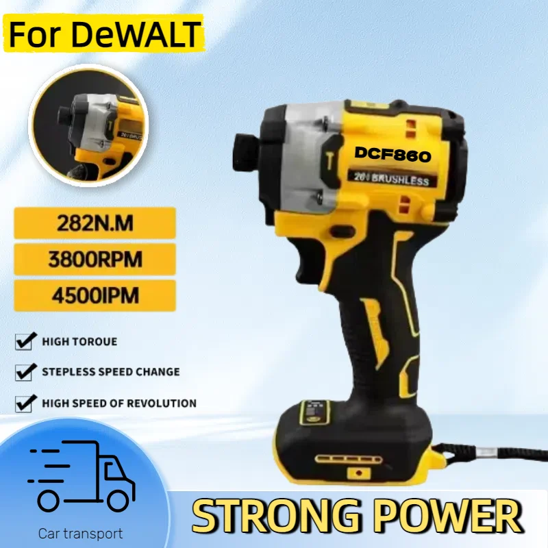 ترقية ل ديوالت DCF860 اللاسلكي المدمجة الحفر/سائق 20 فولت فرش الحفر الكهربائية مفك أدوات كهربائية قابلة للشحن