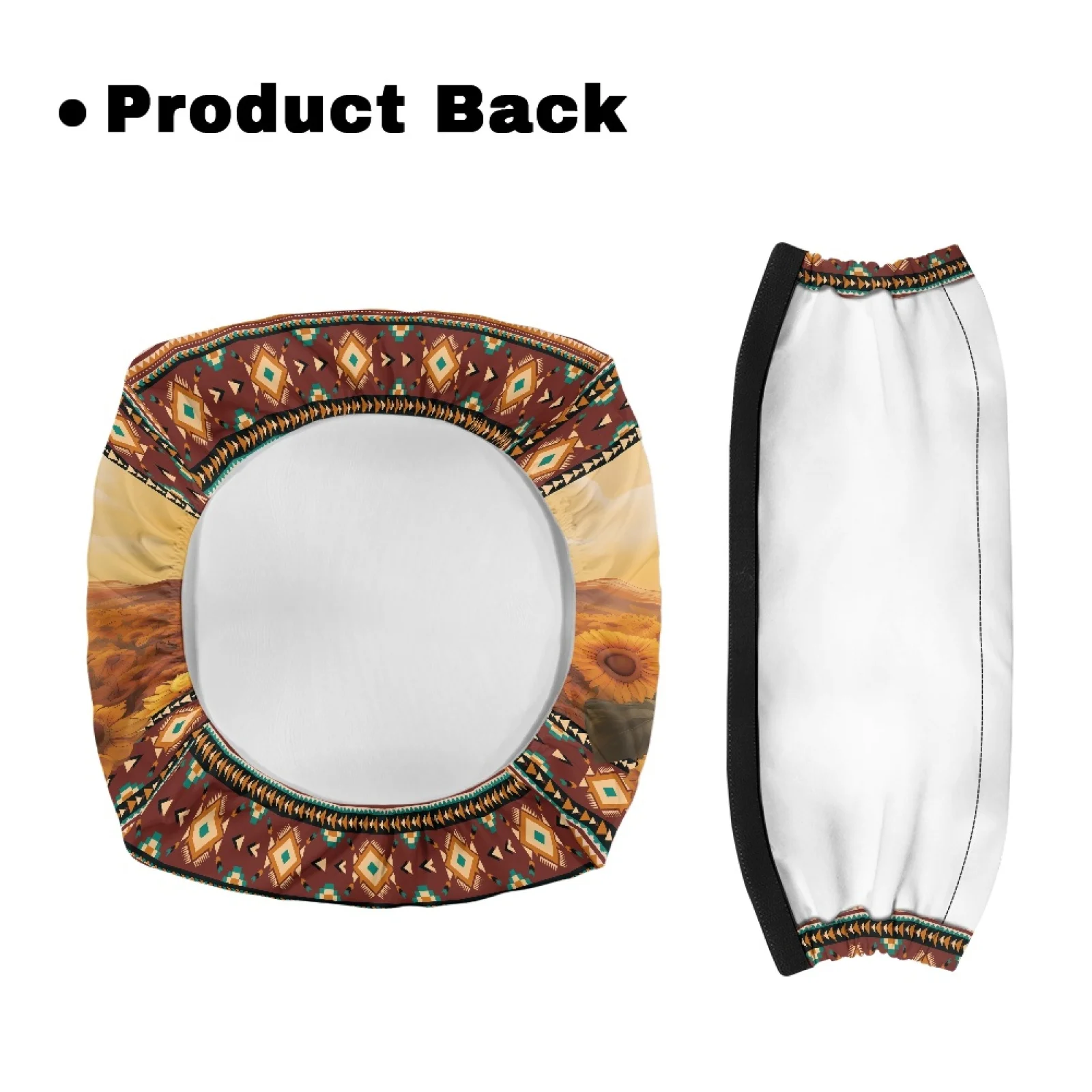 Coloranimal Sunflower 2 Pieces Set Walker Seat Cover Walker Seat Cushion Cover for Women Friends Street Scenes - view 3