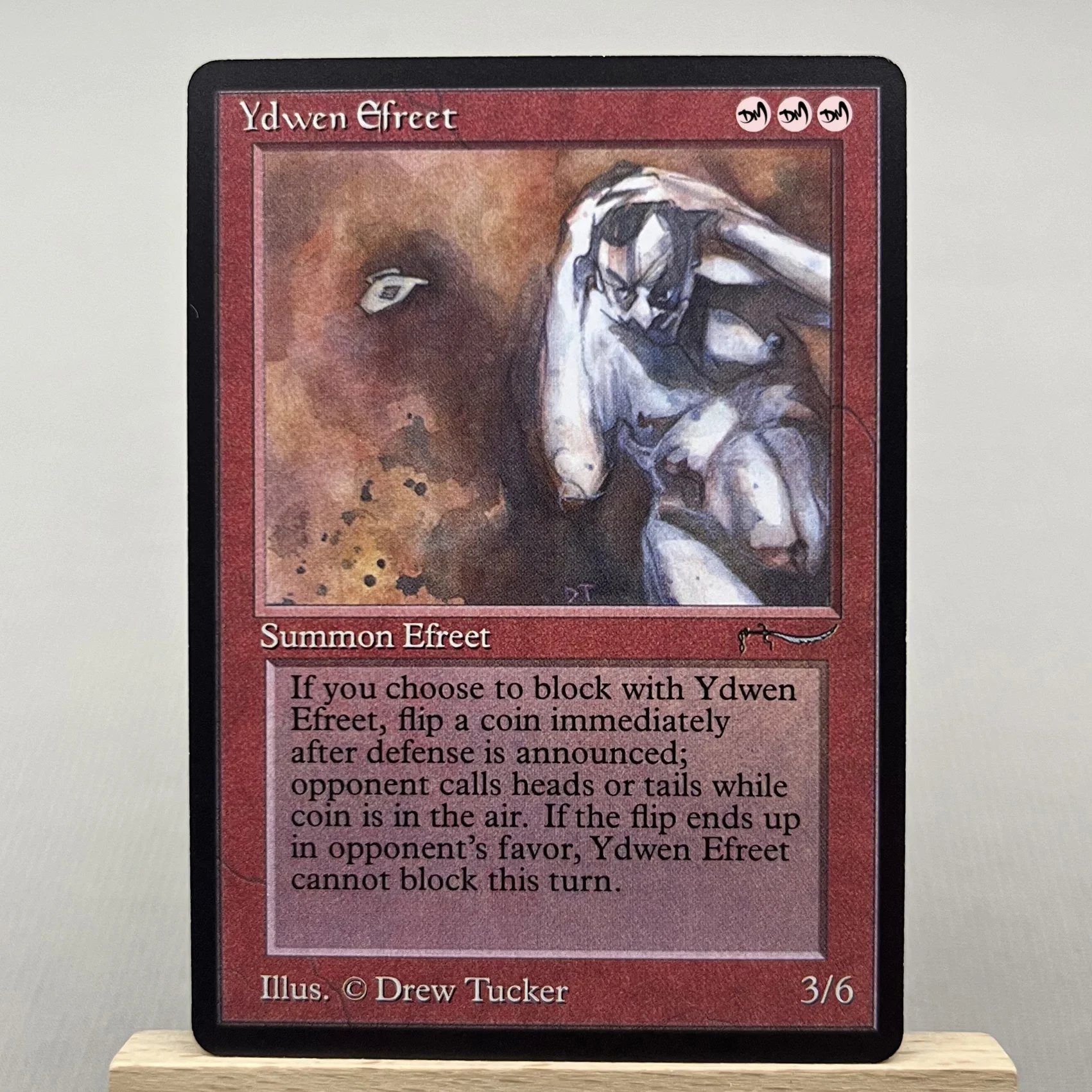 BRR ARN Normal3-Ⅰ02 Tcg cards proxy magical Mox Amber Enlightened Tutor Force of Will aladdin the Junun Efreet gather