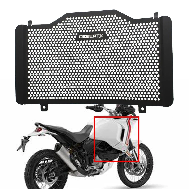 

Motorcycle Aluminum Alloy Radiator Guard Radiator Grille Cover Radiator Fit For Ducati Desert X DesertX 2022 2023 Accessories