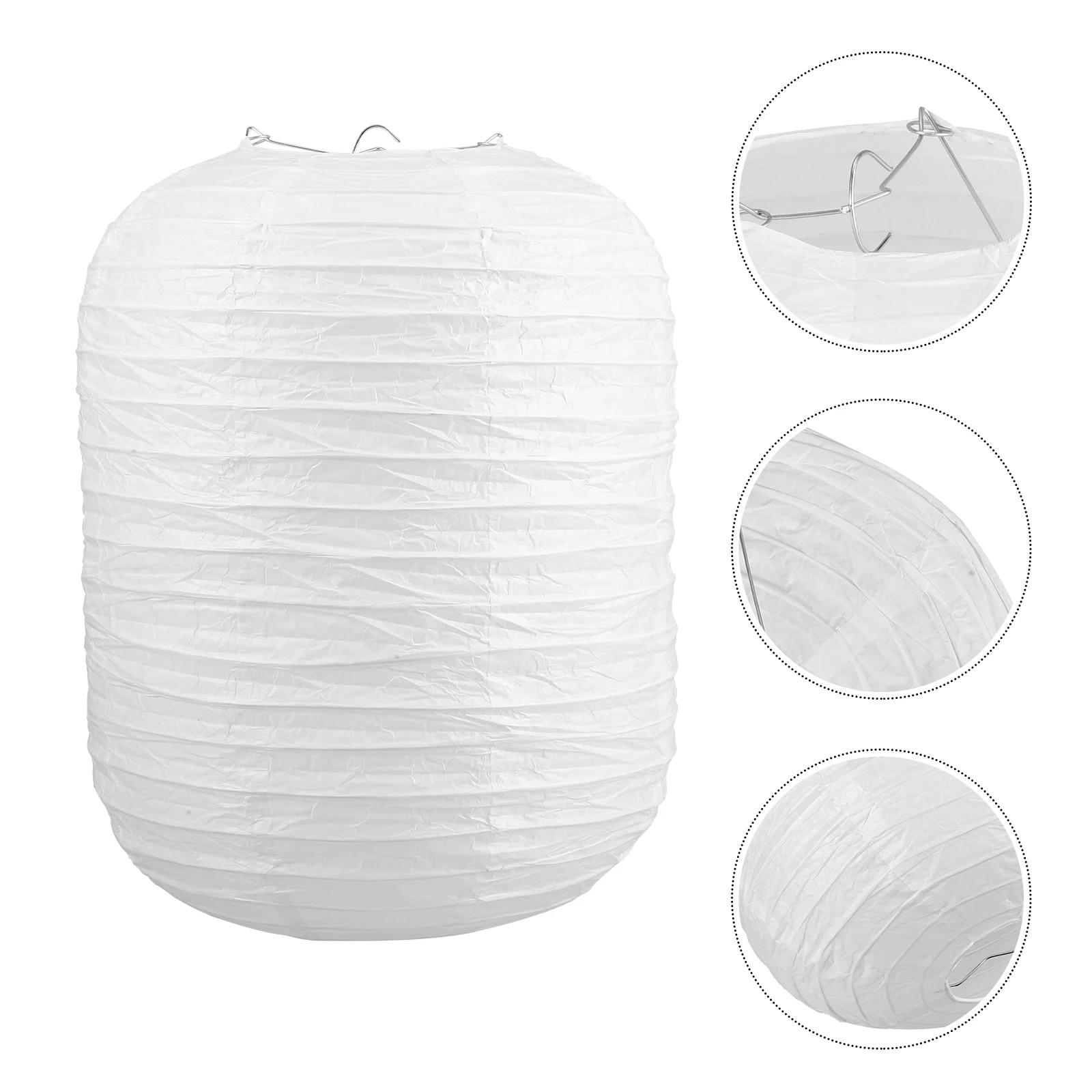 

1pcs Foldable Paper Lantern Shade White DIY Painting Hanging Decorations for Bedroom Party Garden Festive Home Decor