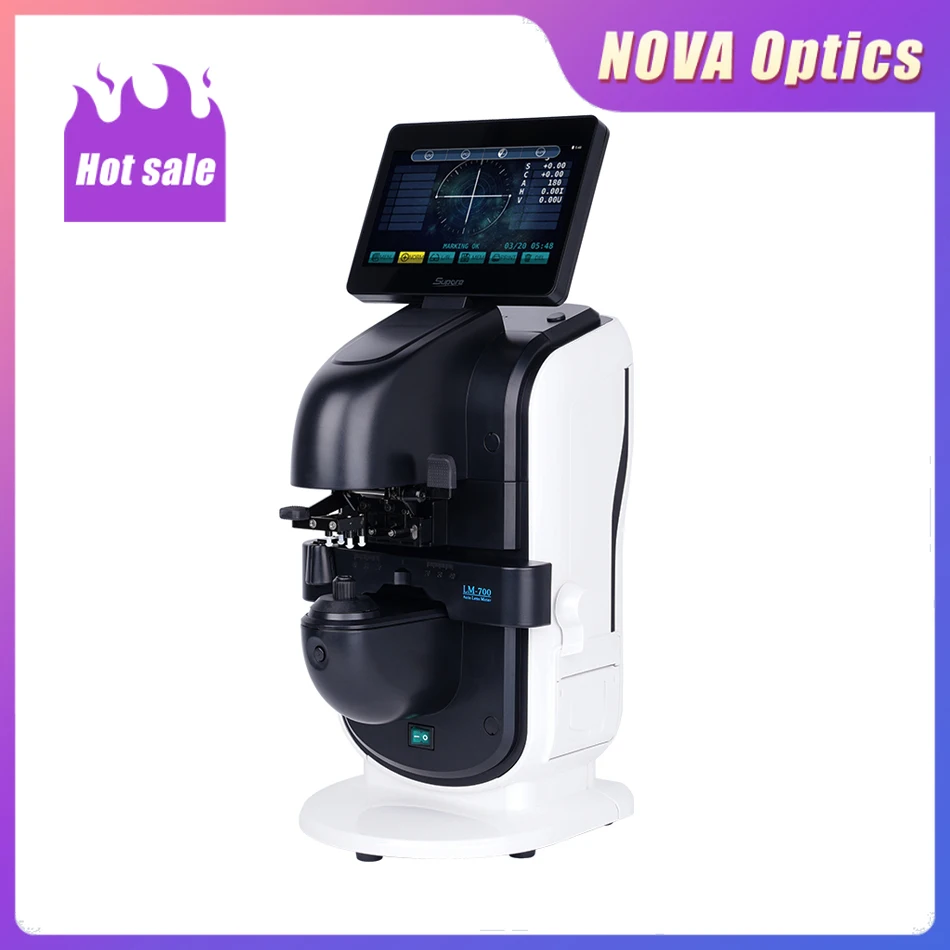 Nova Lensmeter Popular Optical Equipments Instruments LM-700 Advanced Digital Lens Meter Lensometer 7'' Lcd Touch Screen