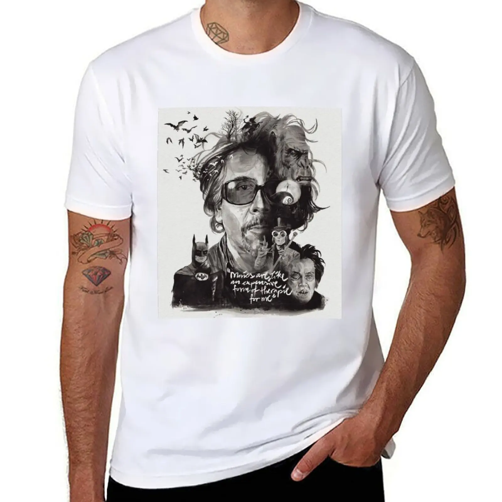 

Tim Burton logo T-Shirt t shirts for man slim fit g man t shirts for men T-Shirt