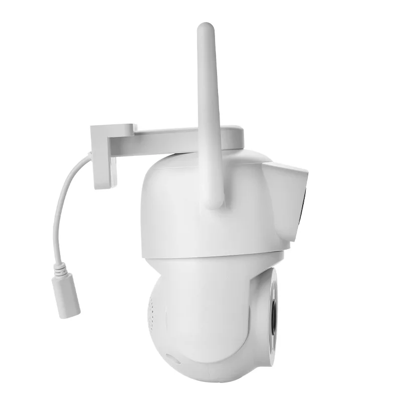 Dual Lens 4MP Security Camera ICSee Outdoor Waterproof 2.4G Wireless Wifi Camera Color Night Vision Two Way Audio