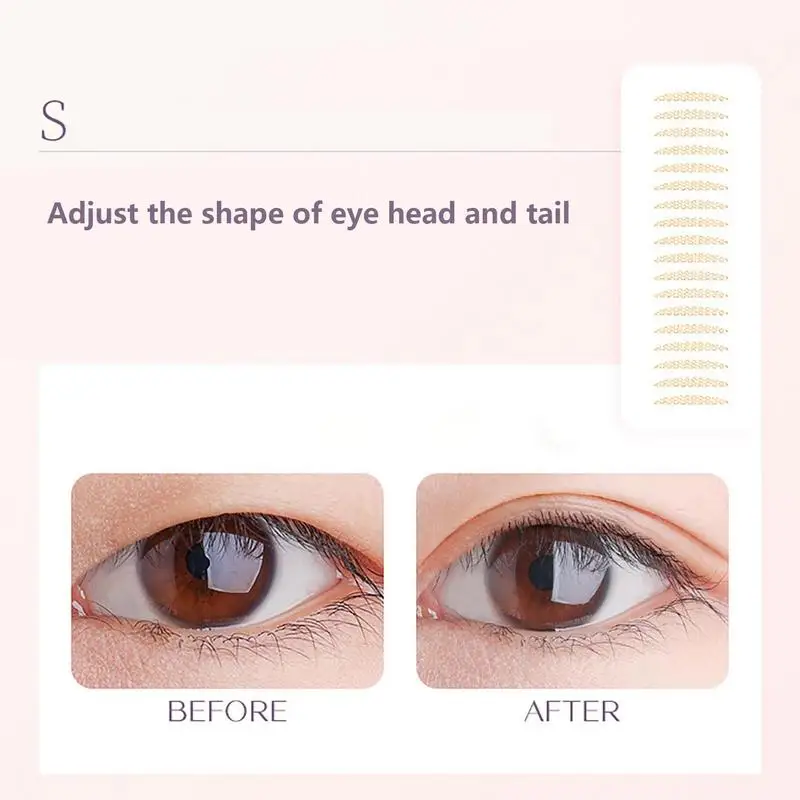 Double Eyelid Tape Waterproof Double Eyelid Invisible Lace Strips Instant Eyelid Lifter Tape For Droopy Lids Uneven Eyelids