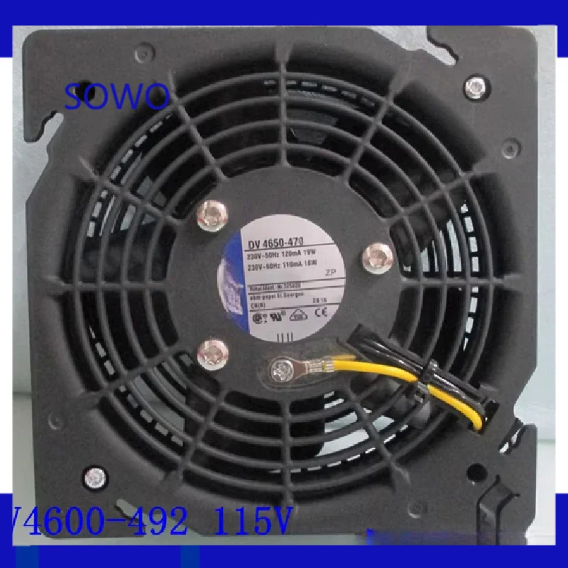 

NEW Original DV4650-470 230V Axial Cooling Fan 230VAC 120/110mA 120*120*38MM Cabinet Fan 18W 19W Cabinet Cooling Fans