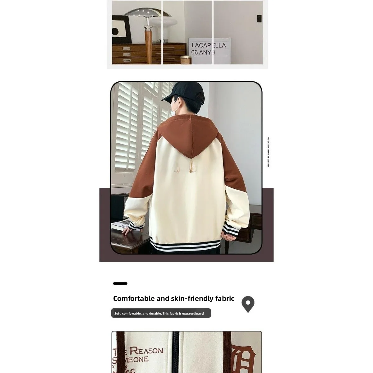 

Новая толстовка с капюшоном на подкладке Fce 2025 года для мальчиков-подростков, учащихся средней школы, верхняя одежда Sli для больших детей и мужчин