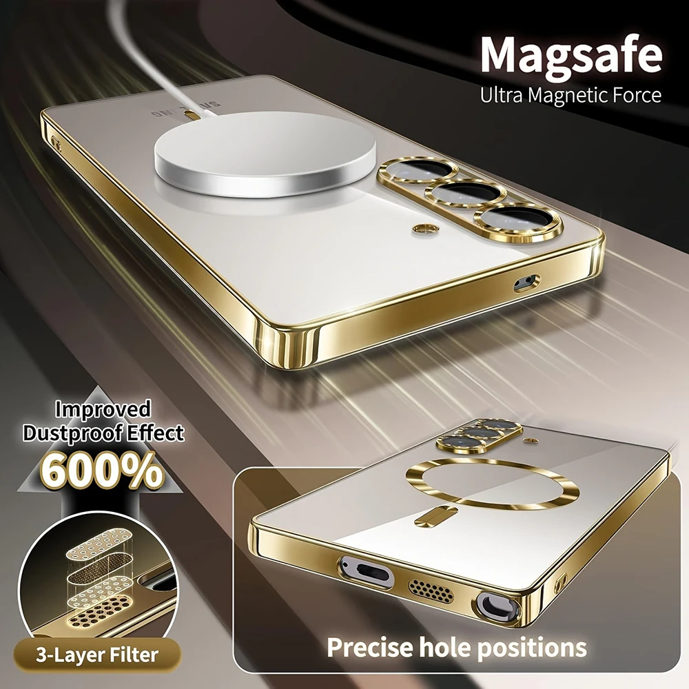Роскошные прозрачные чехол с м – обзор и цена Luxury Plating Case