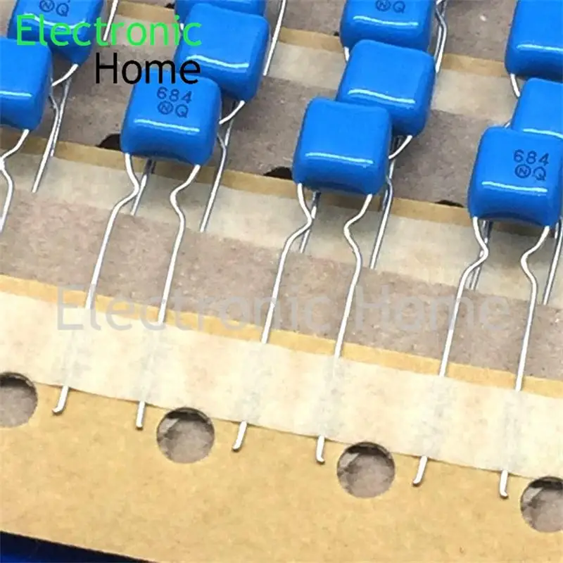 20 шт./лот nis Nissei CBB тонкопленочный конденсатор 0,68 мкФ 684 680nf 63 В 100 В nissei 50 В