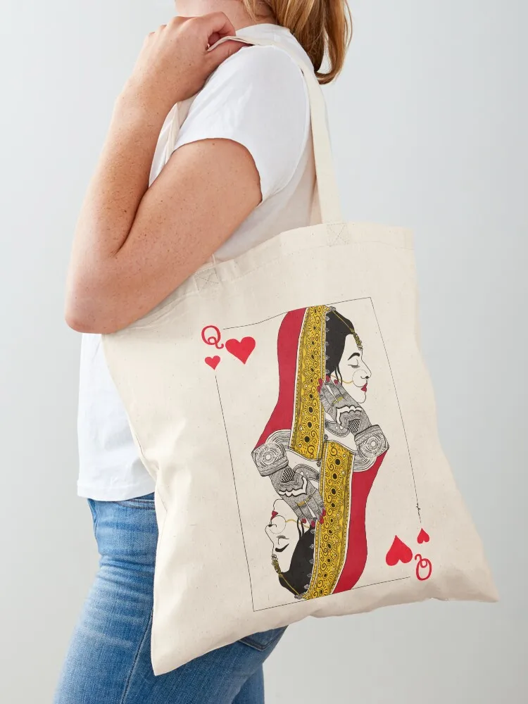 

Rani of hearts Tote Bag Canvas stote bag shopping cart bags female bag Shopper