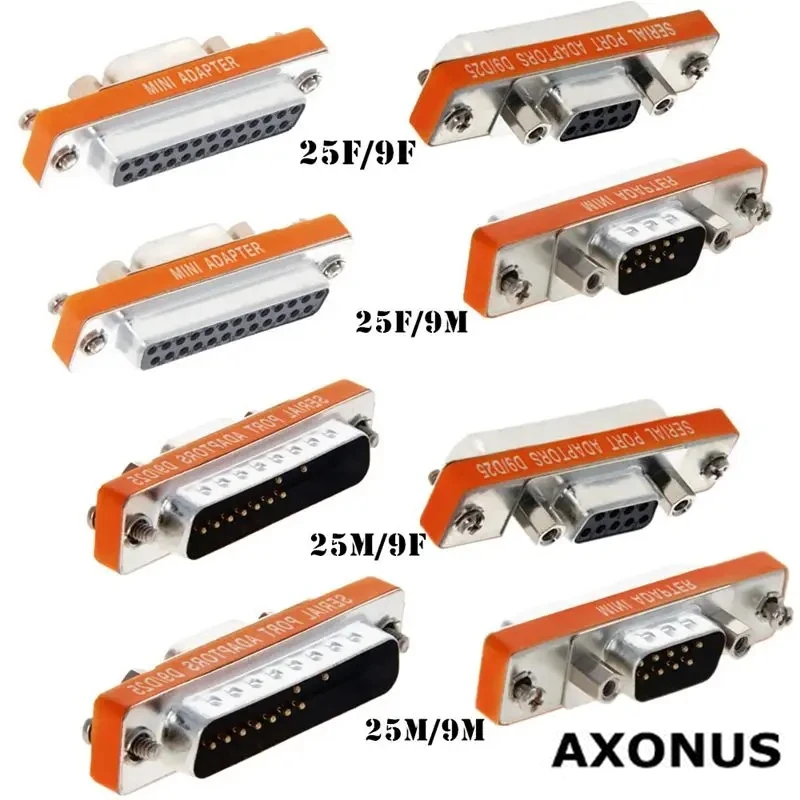 DB9 Female DB25 Male 25P Female 9P Male RS232 Connector DB9/DB25 Adapter Serial DB9P Female DB25P Female