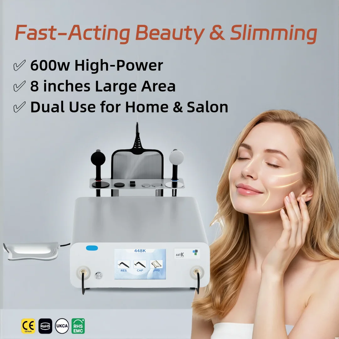 

Профессиональный аппарат Tecar 448K, 600 Вт, 8 дюймов - Быстродействующий прибор для омоложения кожи и сжигания жира для домашнего использования, салонов и спа-центров