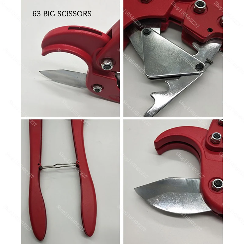 PE63 PE75 Water Pipe Cutter 20 75MM Long Handle Scissors PPR Large Diameter Plastic