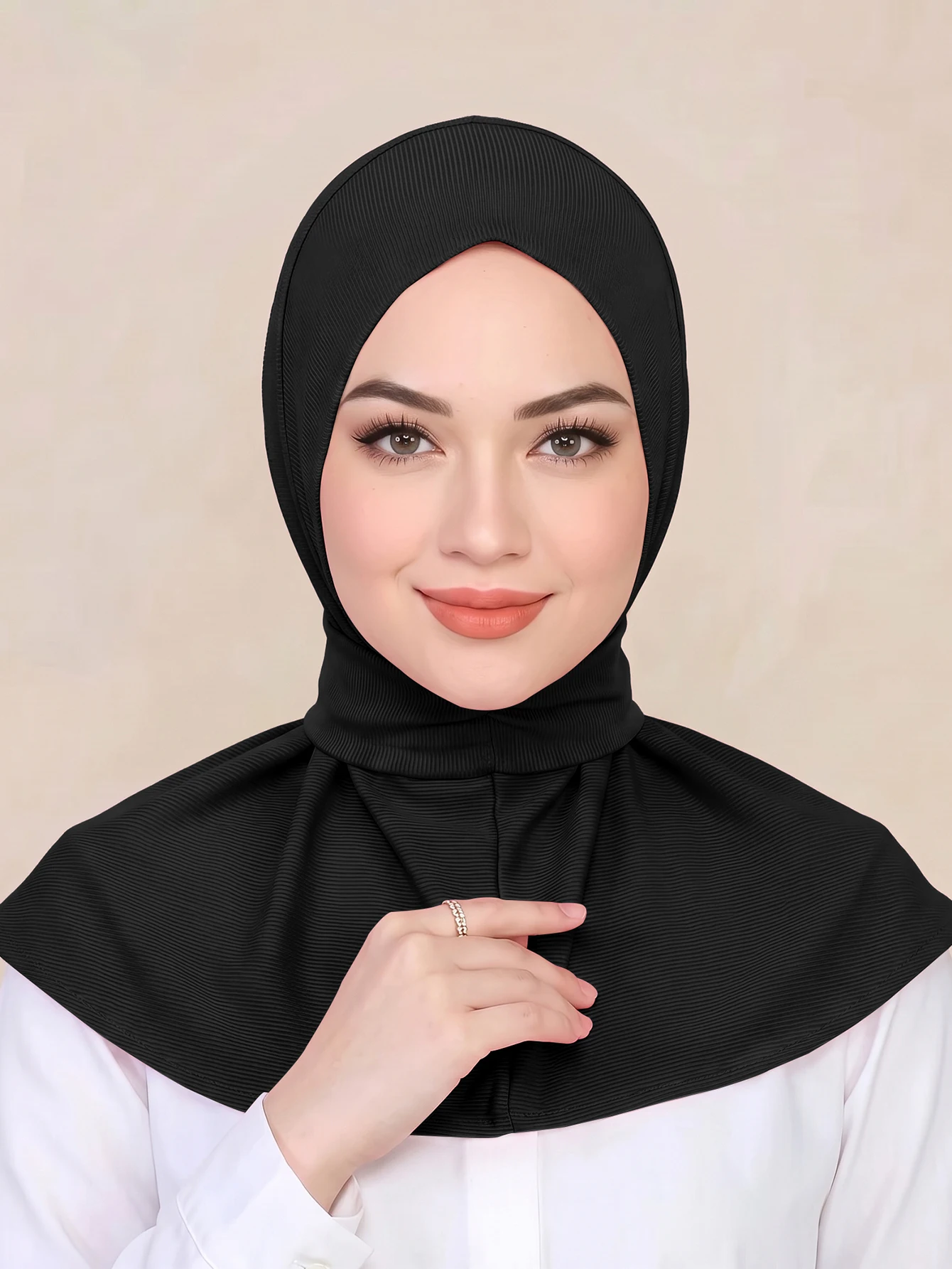 Muslim Hijab Scarf White Abaya Hijabs For Woman Jersey Abayas Women Islamic Dress Head Wrap Turbans Instant Crinkle Turban