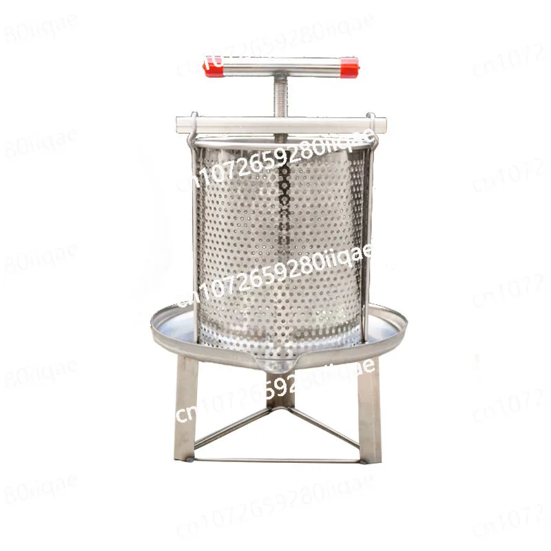 Manual Beewax Honeycomb Presser Stainless Steel Honey Extractor Fruit Wine Press Nature Juice Make Machine Beekeeping Equipment