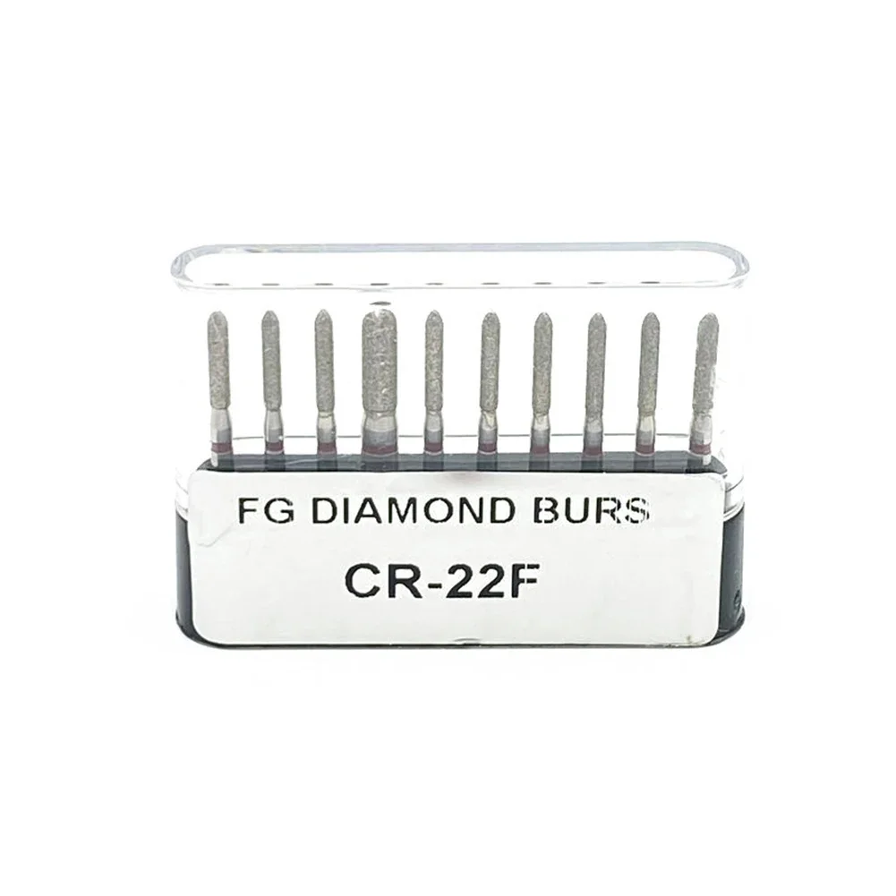 10Pcs All Size Dental FG Diamond Burs Drill 1.6mm Dentistry High Speed Handpiece Handle Dentist Polish Instrument Whitening Tool