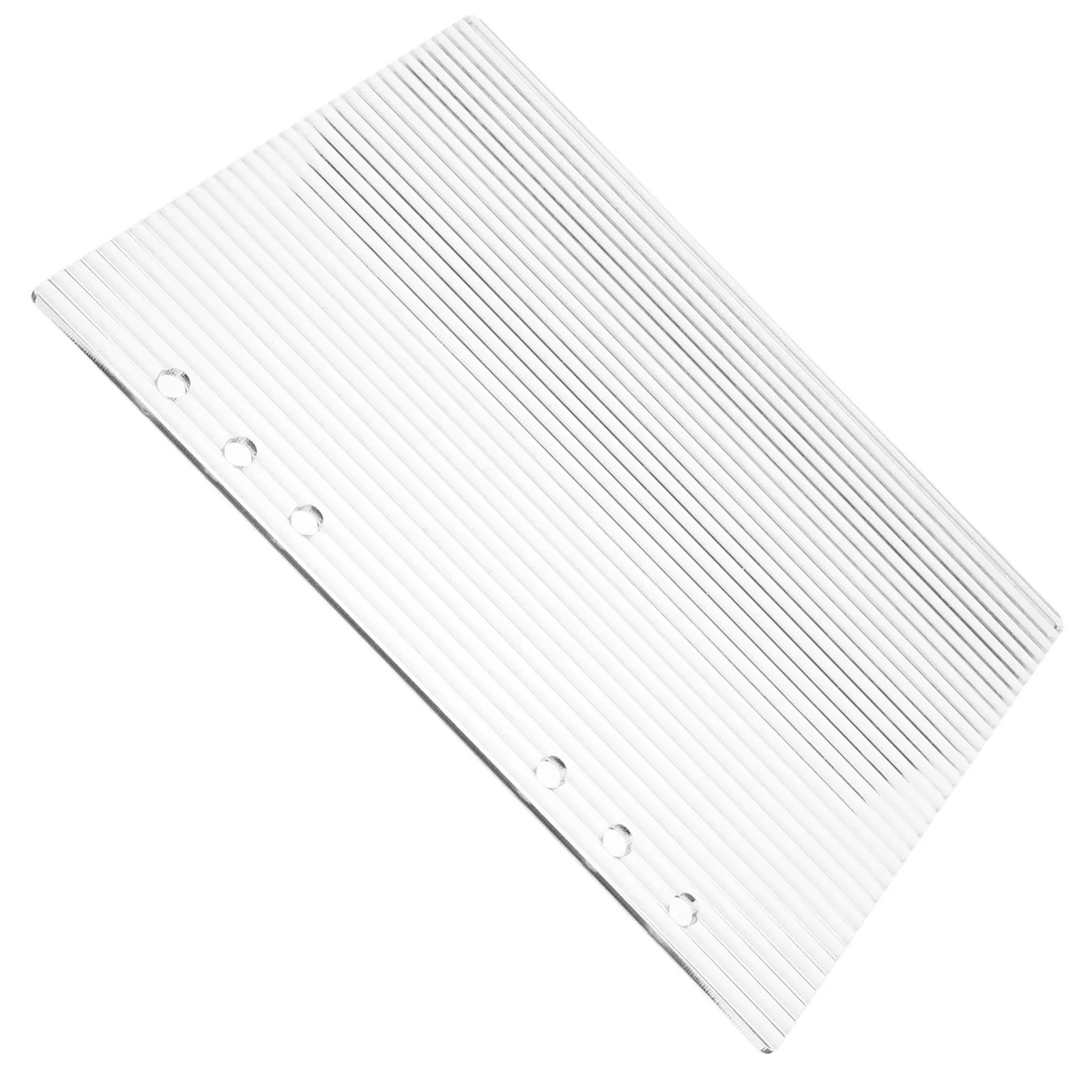 Acryl Notebook Cover A5 Bindmiddel 6-Ring Shell Budget Bindmiddel Notebook Cover Bindmiddel Notebook Shell Bindmiddel Cover voor Home Office Su