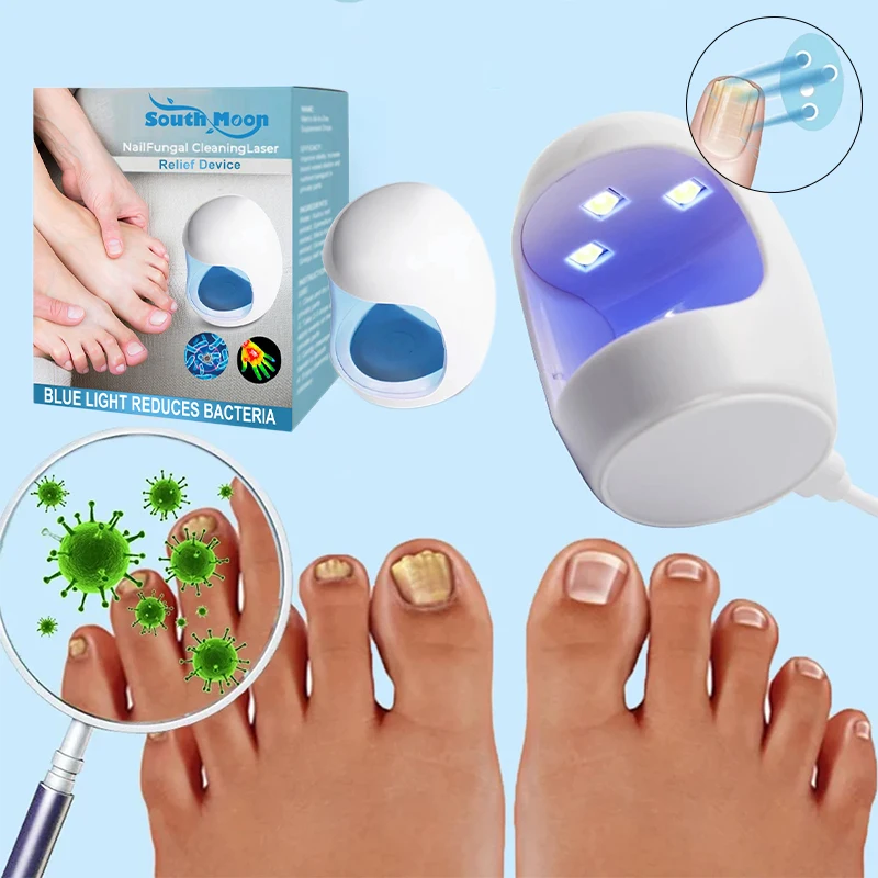 Nail Fungus Laser Device Toenail Removal Liquid Fingernail Repair Onychomycosis Treatment Anti Fungal Infection Nail Care Tool