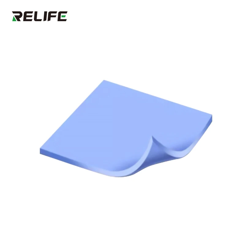 RELIFE RL-098 Insulating Thermal Silicone Sheet for Motherboard IC Chip High Thermal Conductivity Self-Adhesive Silicone Pad