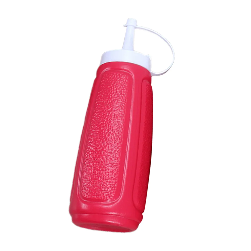 

Plastic Squeeze Bottle Salad Dressing Container Fine Workmanship Compact Design Fridge Friendly Sauce Storage Gadget