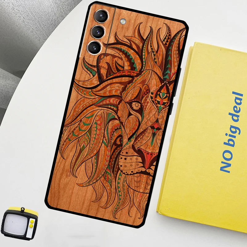 Wood Pattern Case For Samsung Galaxy S23 S22 Ultra S20 S21 FE S9 S10 Plus Note 10 20 Ultra Back Cover