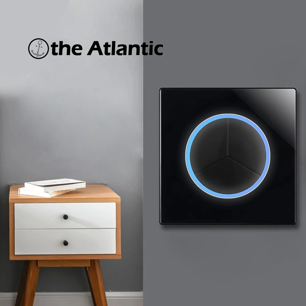 

Кнопочный переключатель EU FR, переключатель сброса со светодиодным индикатором, переключатель света 86 мм * 86 мм, черный стеклянный переключатель панели, розетка для телевизора RJ45