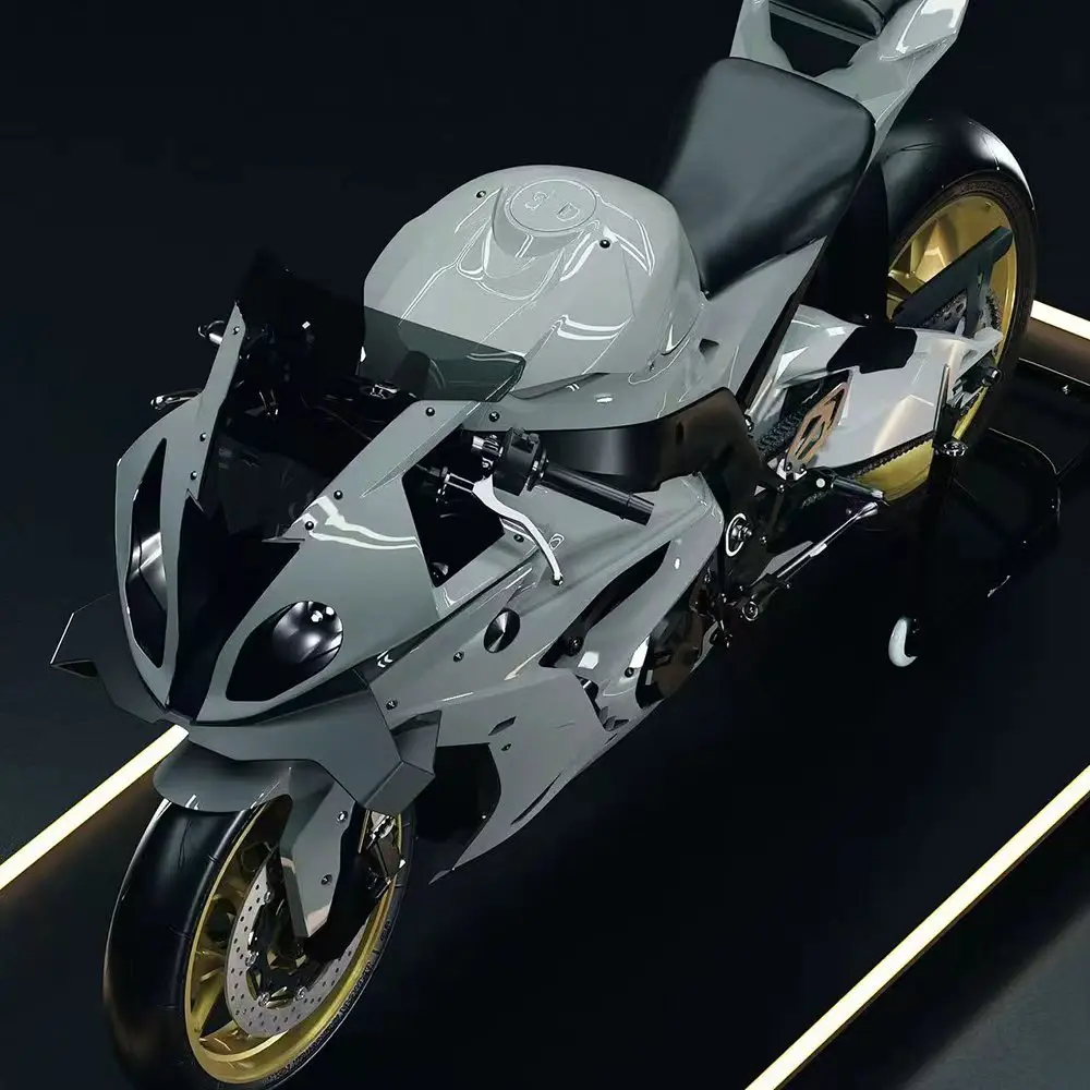 لسيارات BMW S1000RR 2015-2018 الجديدة منقار وينجليت داونفورس الديناميكي الهوائي عارية سوداء الجبهة سبويلر الشفة السفلية