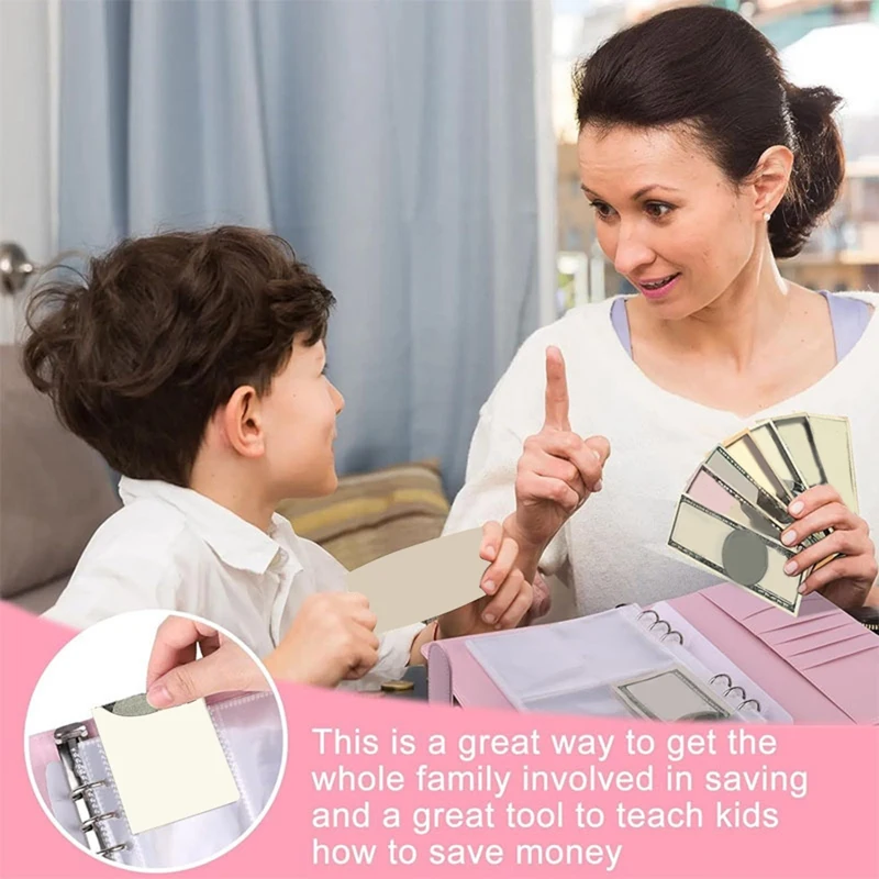 52 Week Money Challenge Binder With Envelopes Storage Budgeting Binder Cash Saving Challenge Box Kit