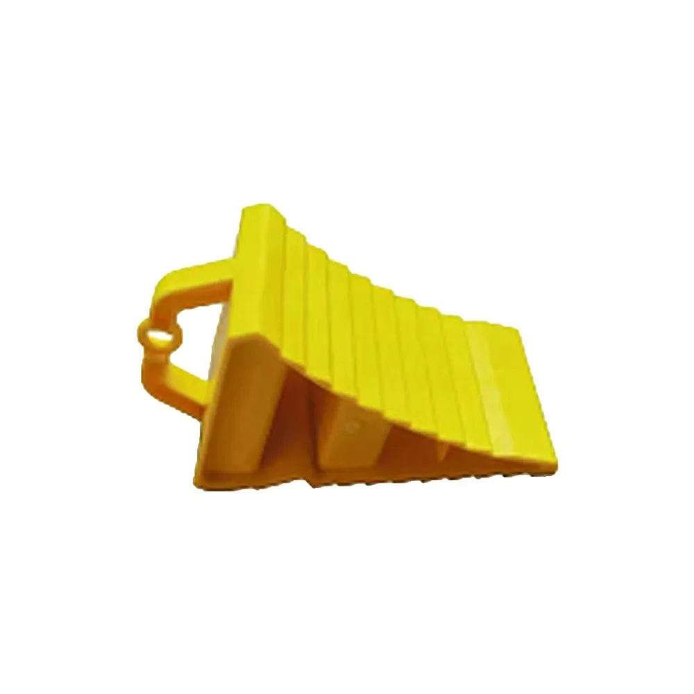 

New Anti-slip Wheel Chock Multipurpose Yellow Wheel Alignment Block Wedges Support Pad
