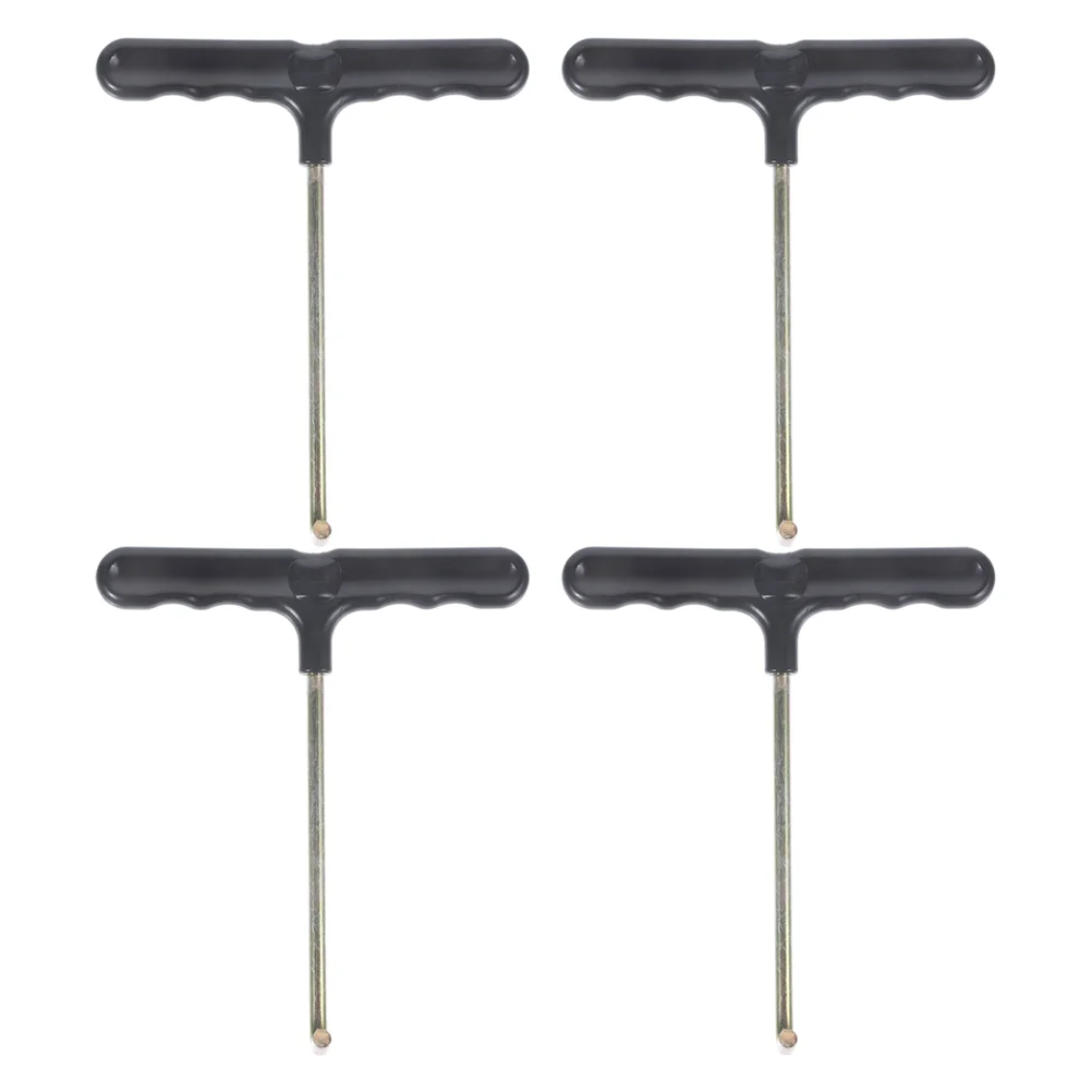 4PCS Trampoline Spring Hook Install Tool Replacement Parts Plastic Handle Quick Assembly Outdoor Hooks Universal T Hook