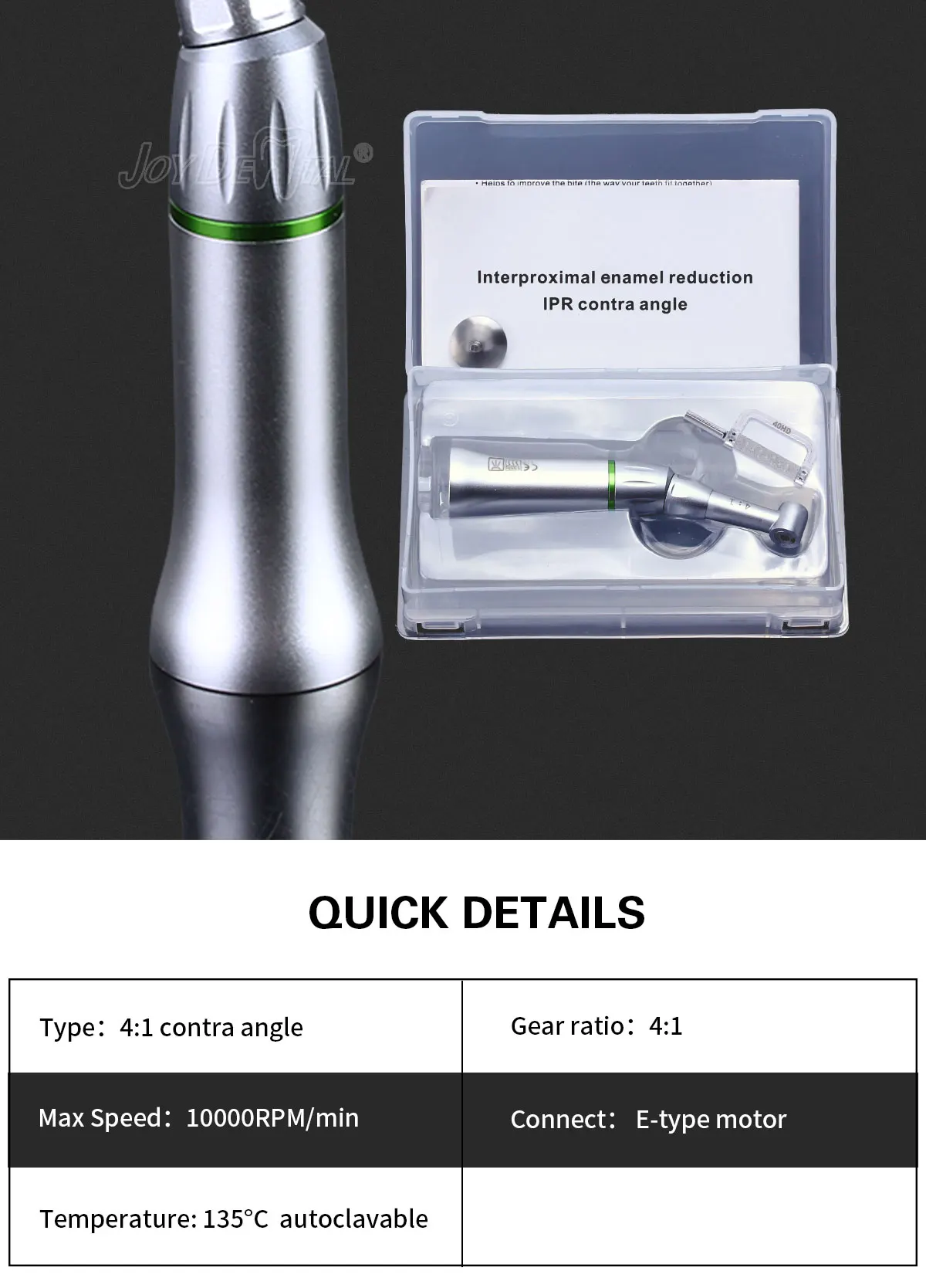 AZDENT Dental 4:1 Reduktions-Winkelstück Interproximale Polierstreifen 1:1 Interproximaler Polierer – Detail 28