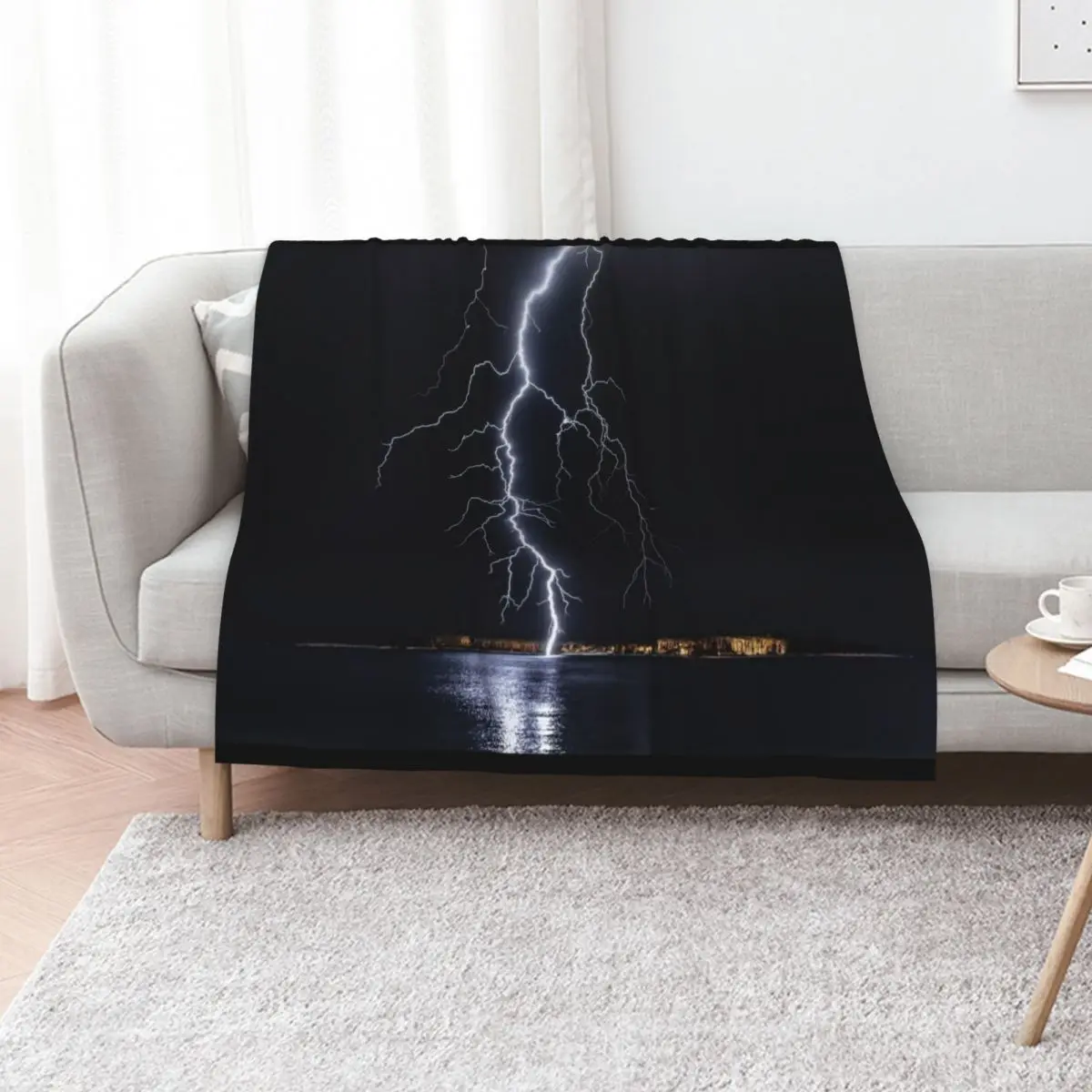 

Lightning Bolt Struck Throw Blanket Luxury Thicken Nap warm winter Softest Blankets