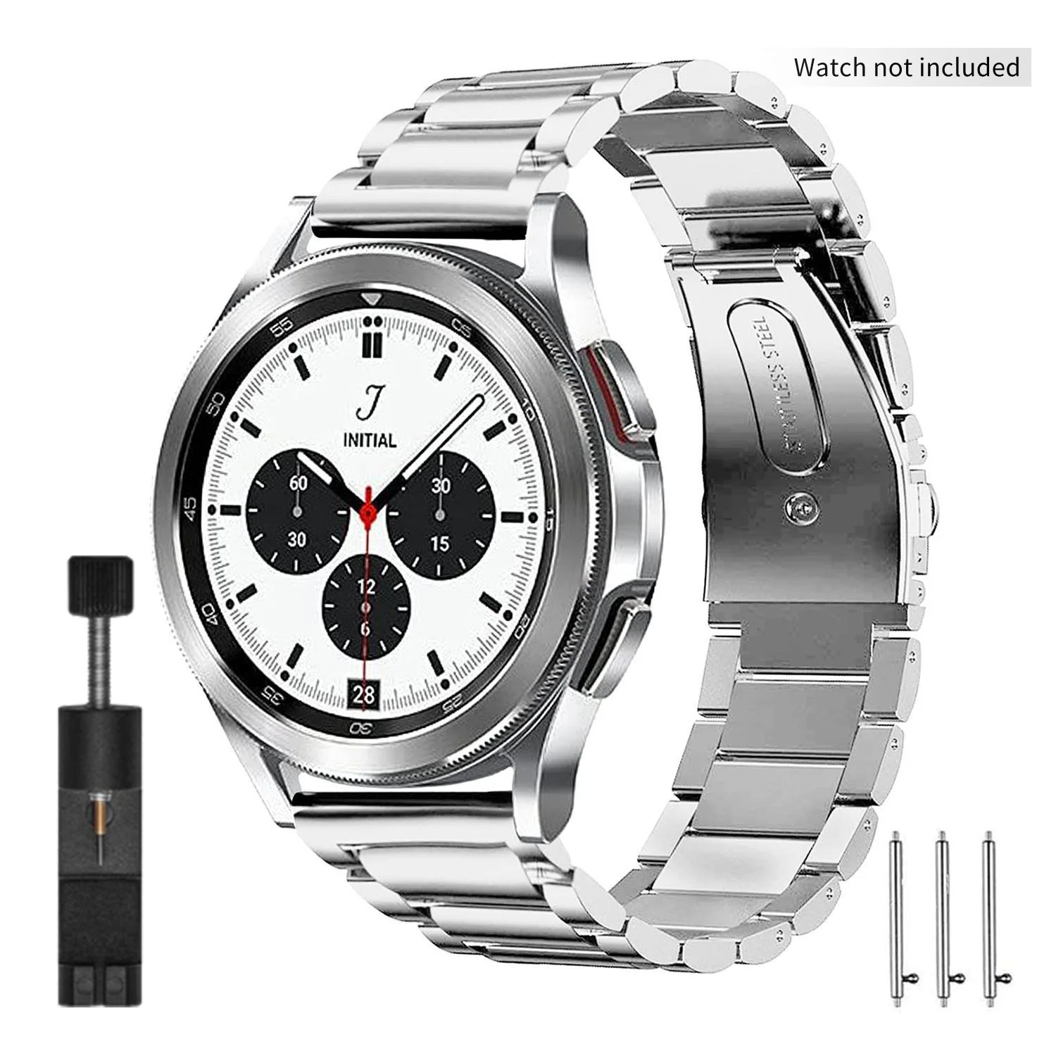 Stainless Steel Strap For Samsung Galaxy Watch 6 5 4 44mm 40mm 5 Pro 4/6 Classic 43mm 47mm Active 2 20mm 22mm Bracelet Huawei GT