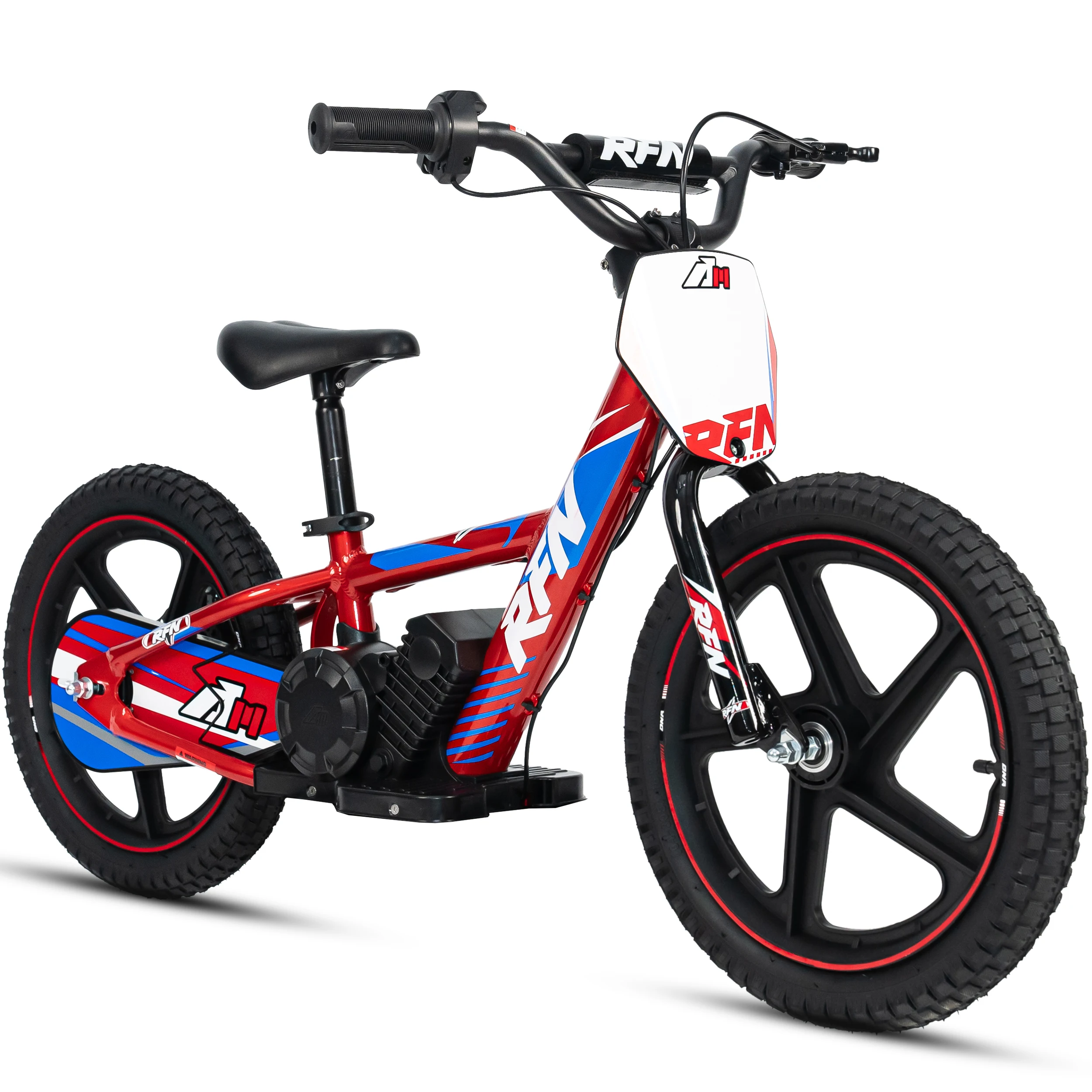 Sinaopus Elektro-Dirtbike für Kinder, 250 W, 124,8 Wh, 16 Zoll Motorrad-Renn-Dirtbike für Jungen & Mädchen, geländegängiges Kinder-Elektromotorrad