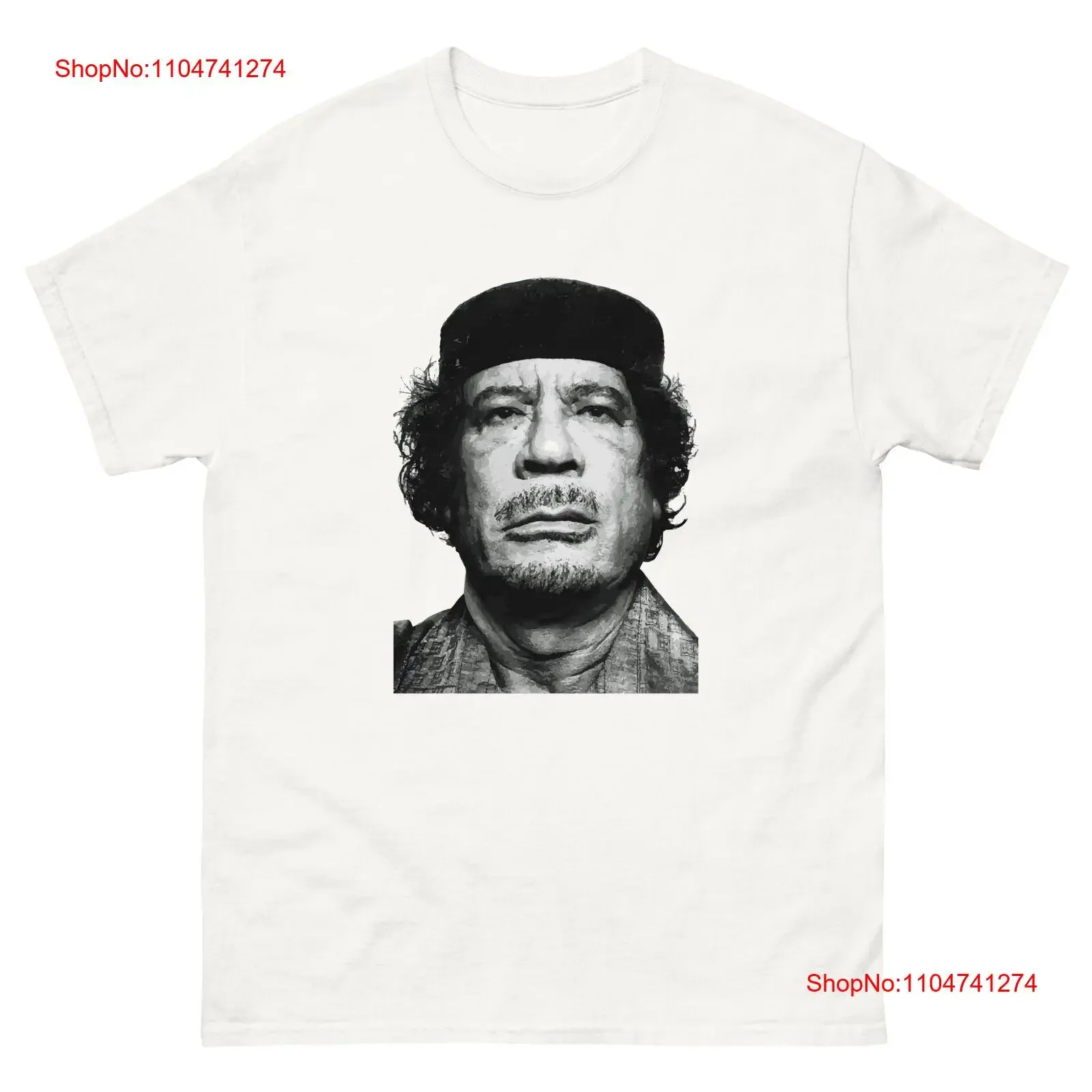 Muammar Al Gaddafi I Love Libya T SHIRT classic tee vintage Washed designer clothes graphic streetwear Soft Stretched
