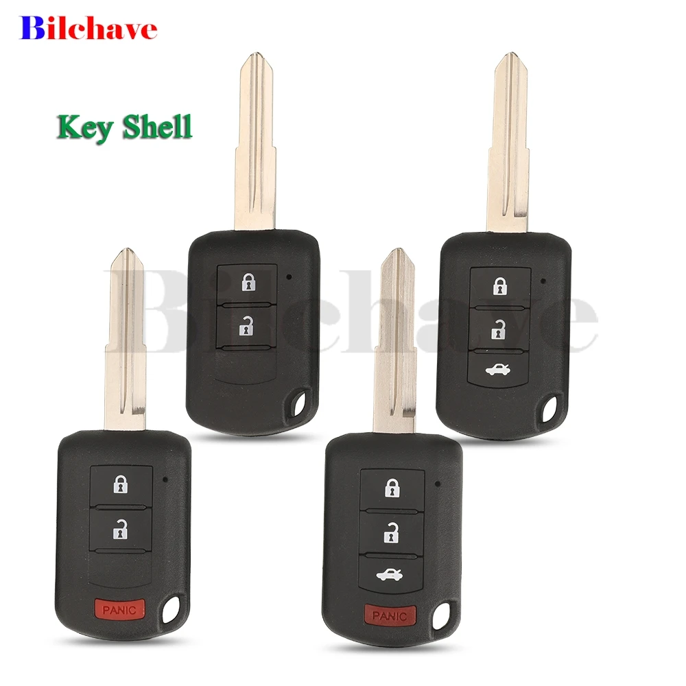 

jingyuqin 2/3/4 Buttons Replacement For Mitsubishi Eclipse Outlander Mirage lancer OUCJ166N Fob Car Remote Key Shell Case