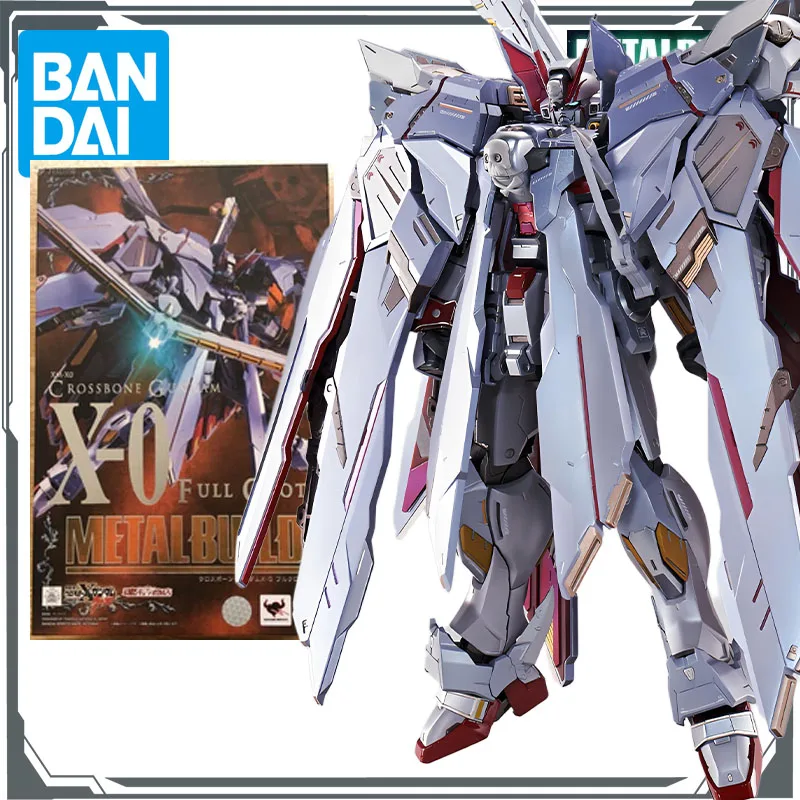 

Bandai Original Mobile Gundam METAL BUILD X-0 (CROSSBONE GUNDAM X-0 FULL CLOTH) Аниме Фигурки Игрушки для мальчиков Подарочная модель