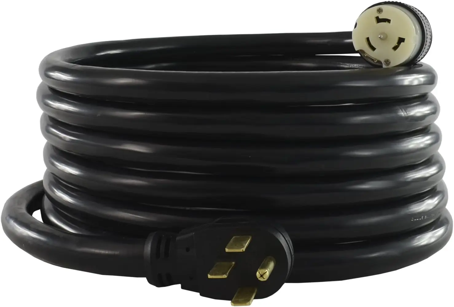 

1450SS2-50 Temporary Generator Power Cord, 50-Amp Straight-Blade to 50-Amp Locking (50 Feet)