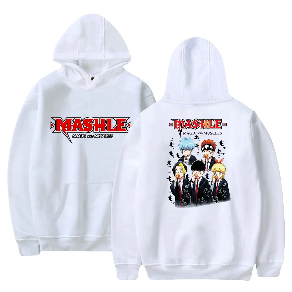 Mashle Magic and Muscles 2023 New Manga Hoodie Long Sleeve Streetwear Women Men Sweatshirt Harajuku Anime Clothes